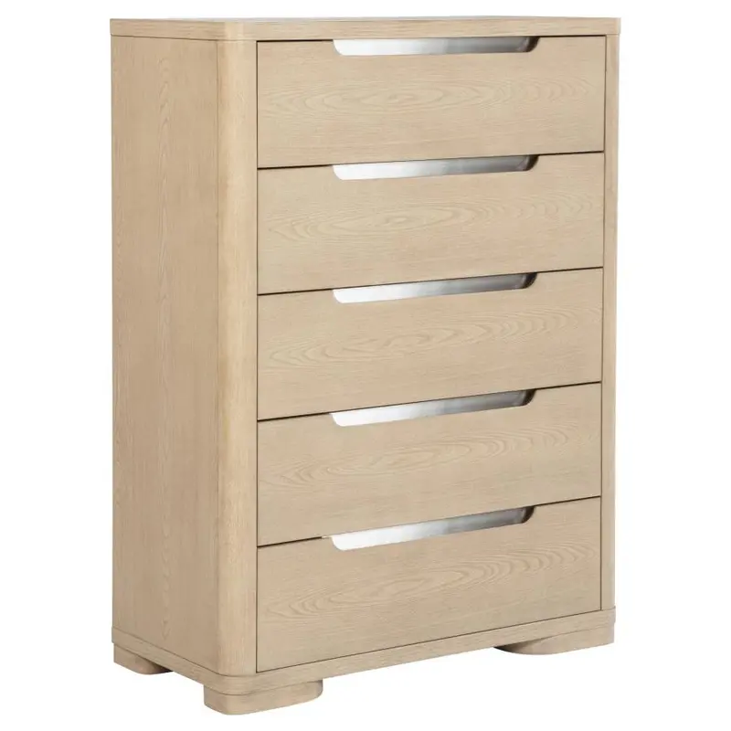 Ladera Light Elm 5-Drawer Bedroom Chest