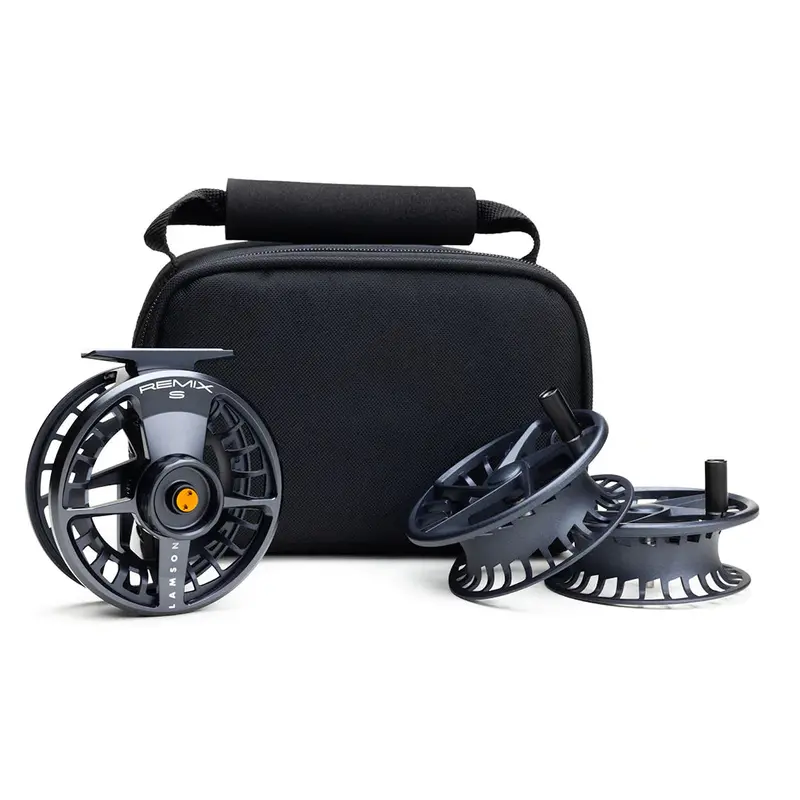 Lamson Remix S Fly Reel Trio – Lightweight, Corrosion-Resistant Three-Pack