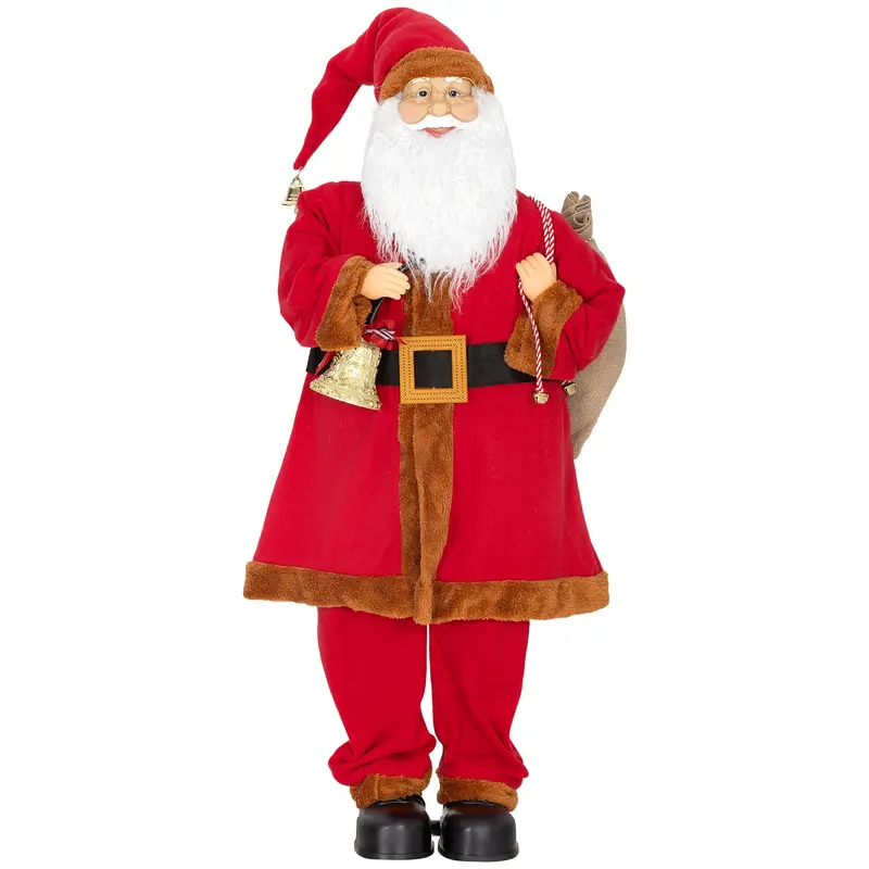 Large Santa Figure Christmas Decoration – 120cm Tall Festive Indoor/Outdoor Display