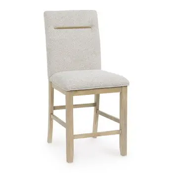 Lasinger Upholstered Barstools (Set of 2) – Light Brown