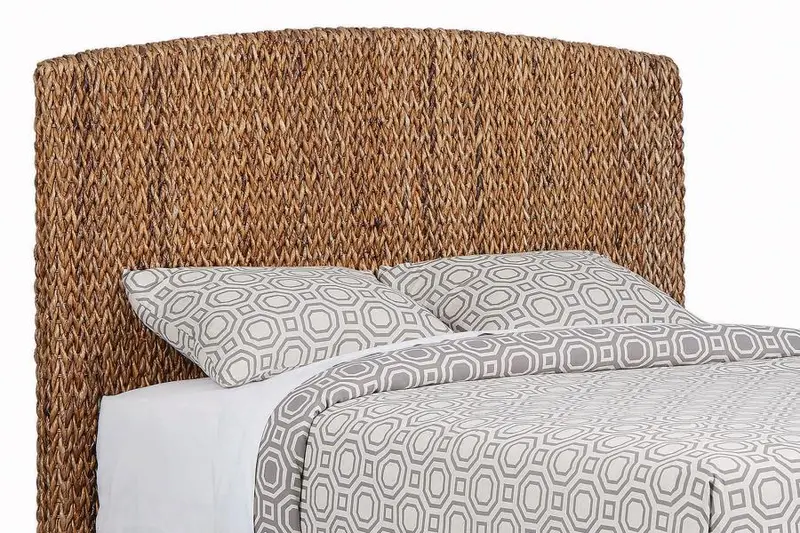 Laughton Woven Banana Leaf Accent Headboard