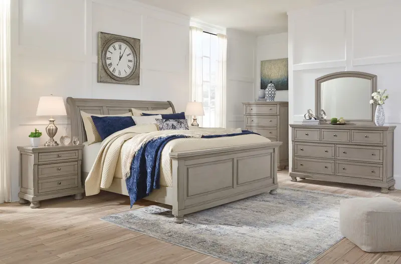 Lettner Sleigh Bed Bedroom Collection