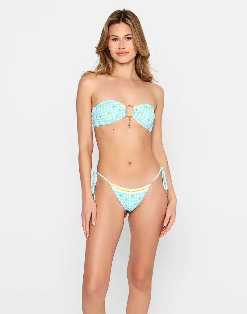 Limoncello-Colored Limoncello Spritz Thong Bikini Bottom