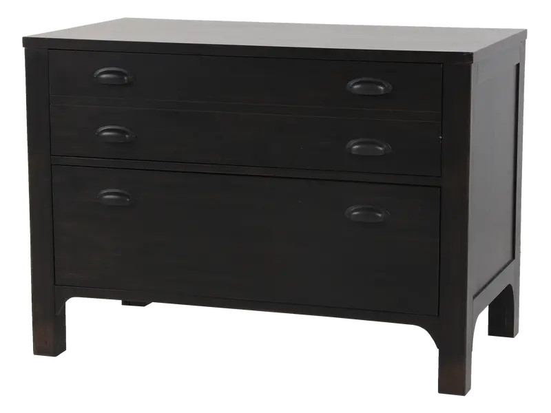 Locking Lateral File Cabinet – 2-Drawer Steel Construction