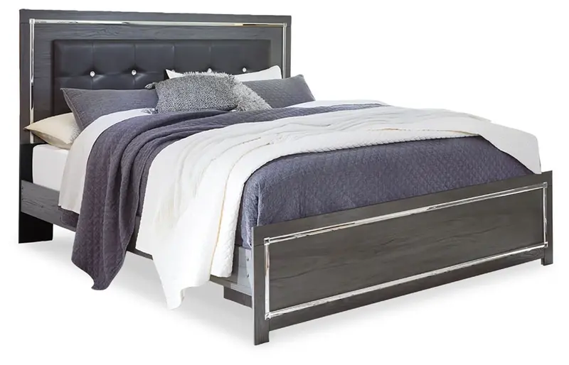 Lodanna Solid Hardwood Panel Bed