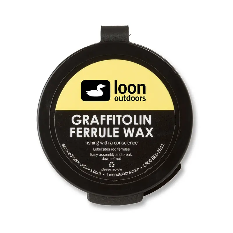 Loon Graffitolin Ferrule Wax for Rod Maintenance