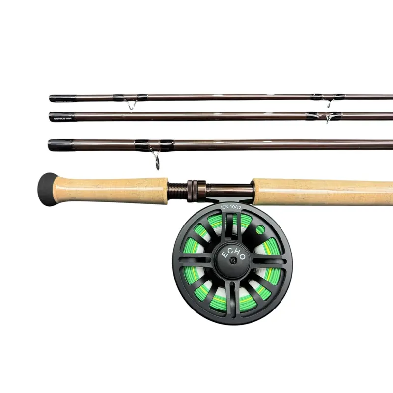 Loop Adventure G3 15-Foot 10/11-Weight Four-Piece Rod Paired with Echo Ion 10/12 Reel