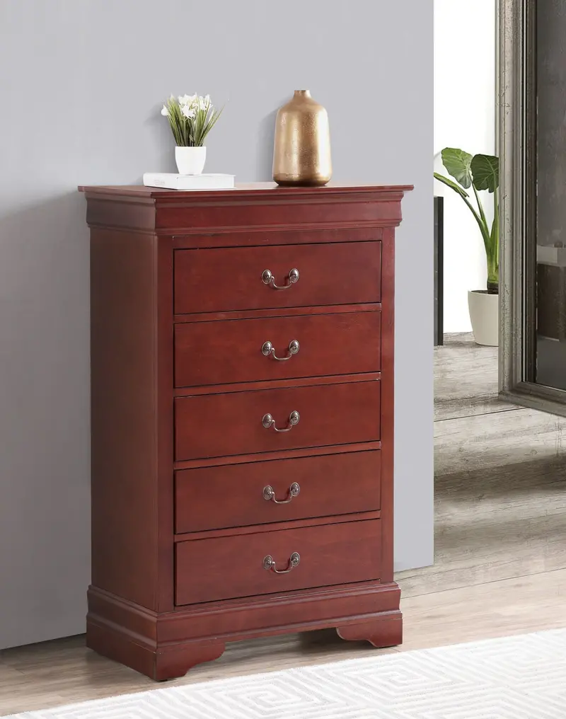 Louis Philippe Accent Chest with Classic Silhouette