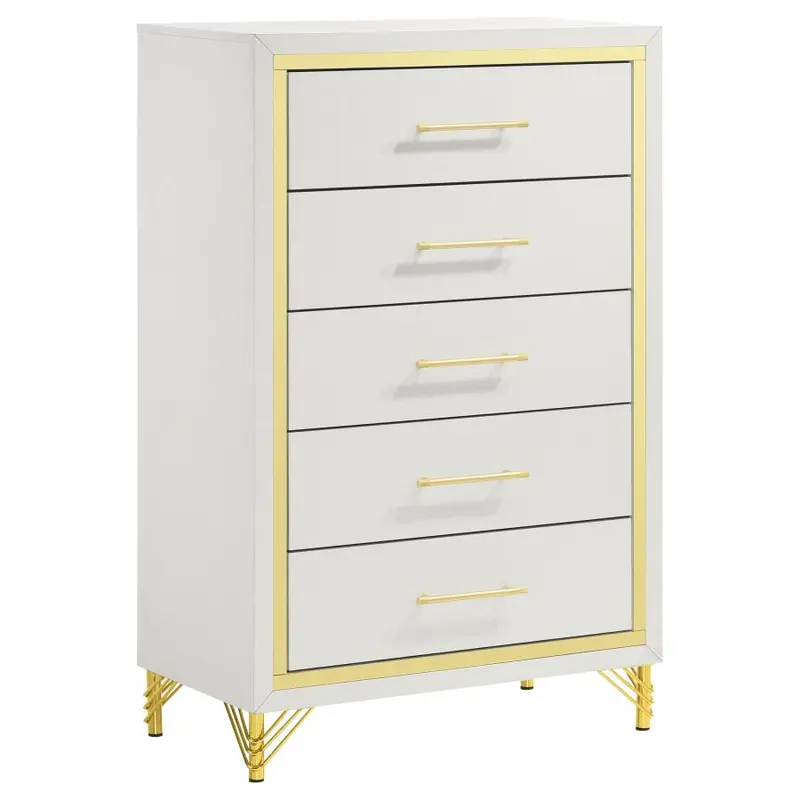 Lucia 5-Drawer Bedroom Chest of Drawers
