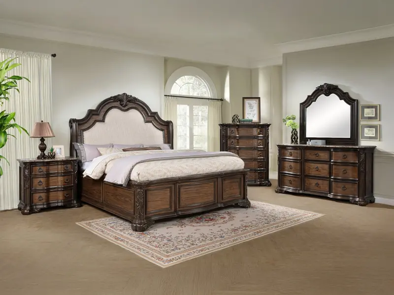 Ludwig Modern Nightstand with Drawers