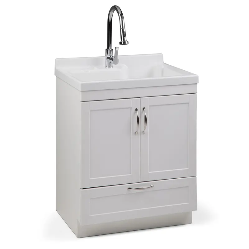 Maile All-in-One Laundry Sink Cabinet – Utility Station with Sink & Storage