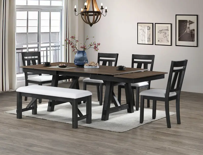 Maribelle Wheat Charcoal Dining Chair