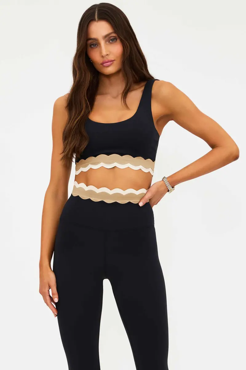 Marin Cropped Matte Top in Mystic Colorblock