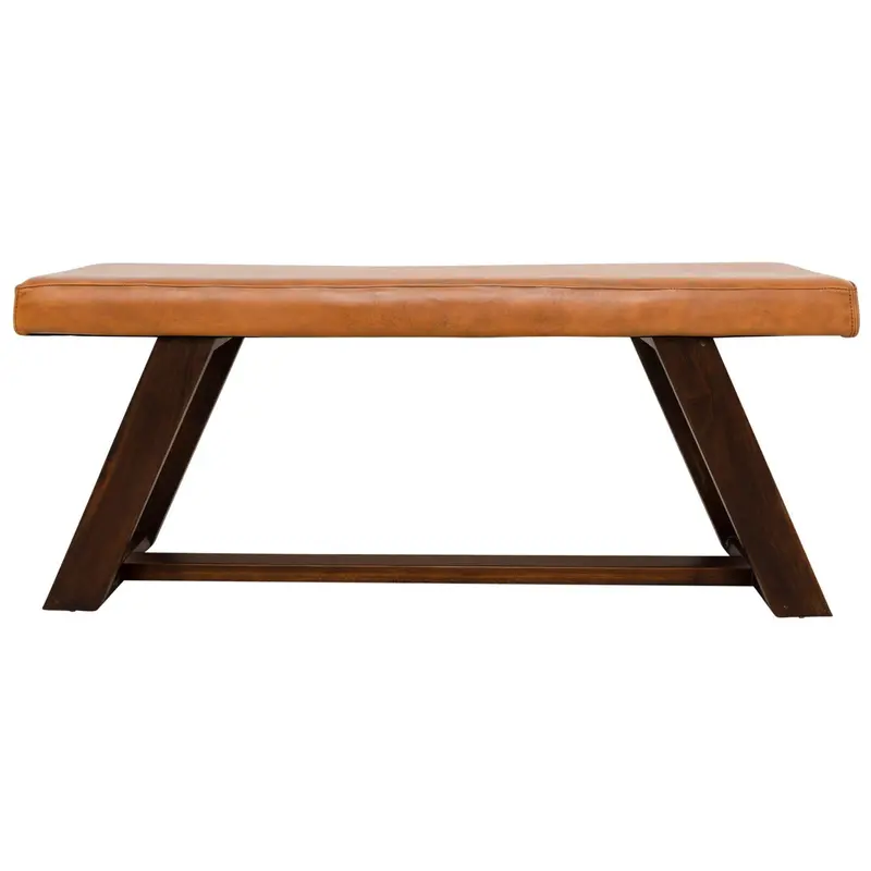 Marley Solid Wood Bench – Minimalist Entryway or Bedroom Accent
