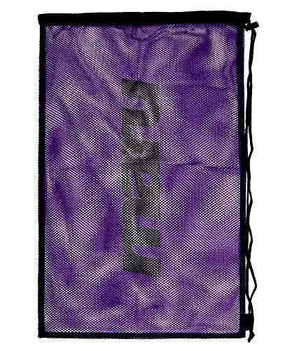 Maru Purple Mesh Swim Bag – Breathable Swim Gear Carrier