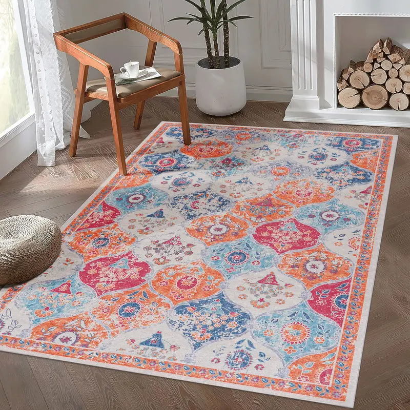 Maval Elegant Area Rug for Living Spaces