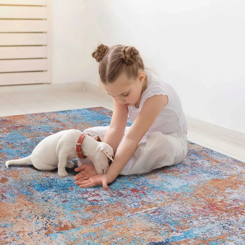 Maval Elegant Washable Runner – Durable & Easy-Clean Style
