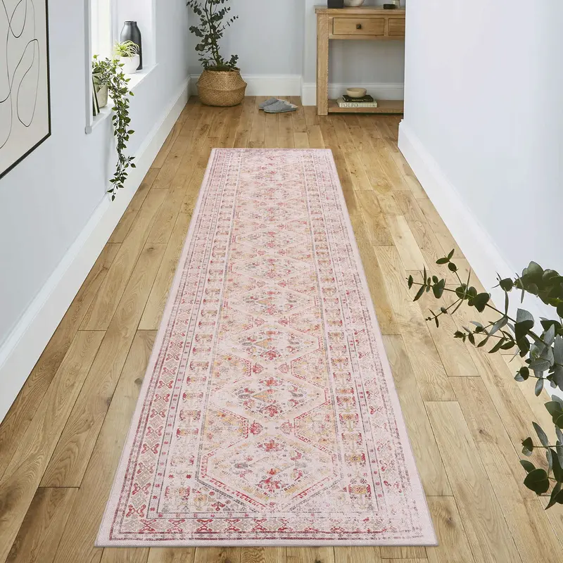 Maval Washable Runner Rug – Modern Minimalist Design