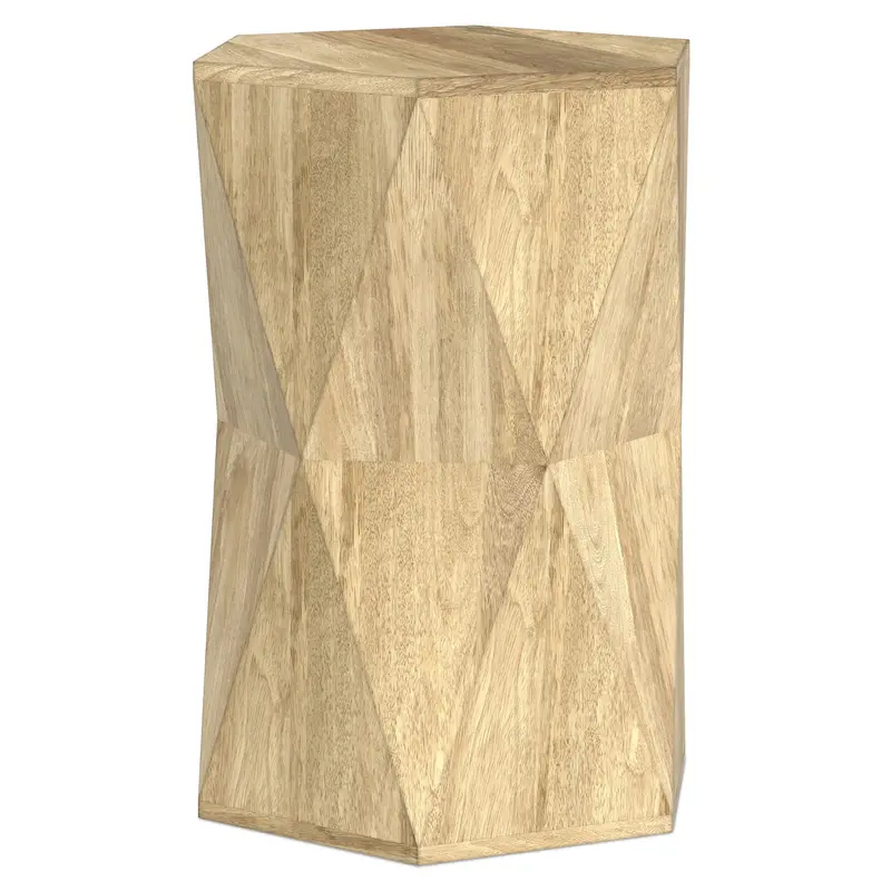 Mckinley Nesting Side Tables – Set of Two Space-Saving Wooden Tables