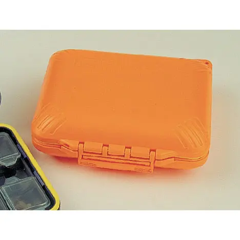 Meiho Waterproof Folding Fly Case – Orange, Includes Two M-94 Foam Inserts