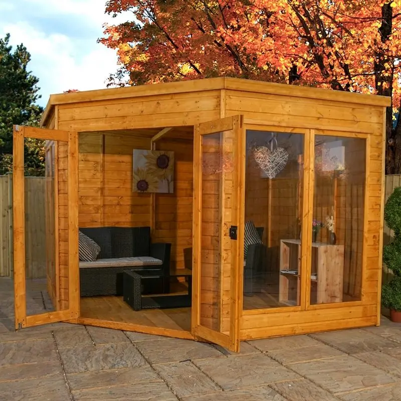 Mercia Premier Pent Summerhouse – 9’6″ x 9’6″ Dip-Treated Shiplap