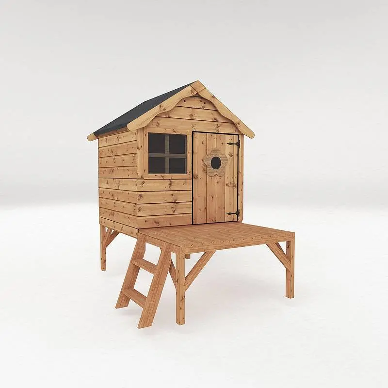 Mercia Snug Compact Apex Playhouse – 7’1″ x 6’1″, Dip-Treated Shiplap