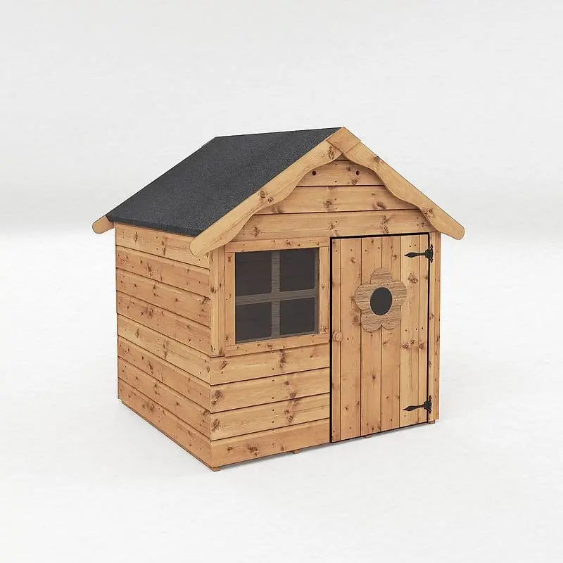 Mercia Snug Mini Apex Playhouse – 4’7″ x 4′, Dip-Treated Shiplap