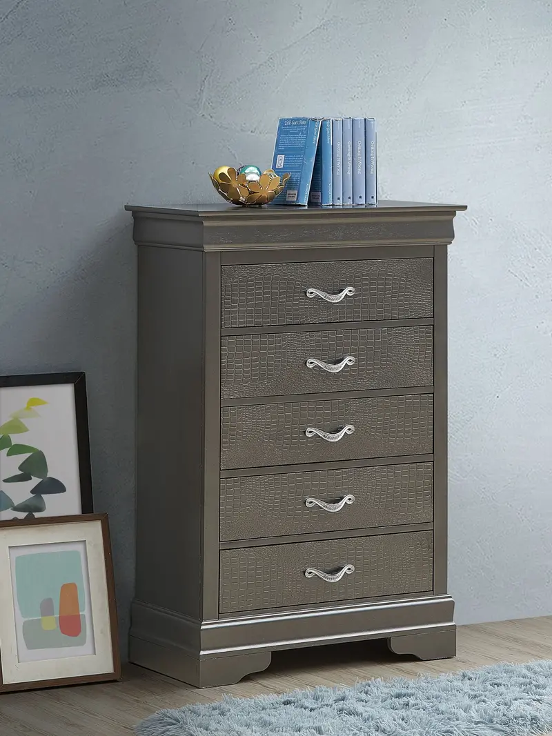 Metal-Black Chest Offering Durable, Modern Storage