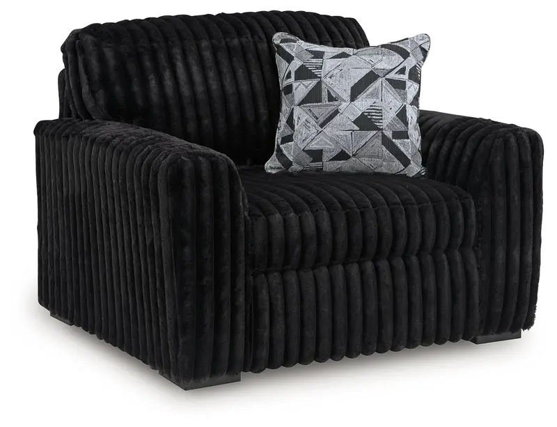 Midnight-Madness Chair-and-a-Half with Deep-Seated Comfort