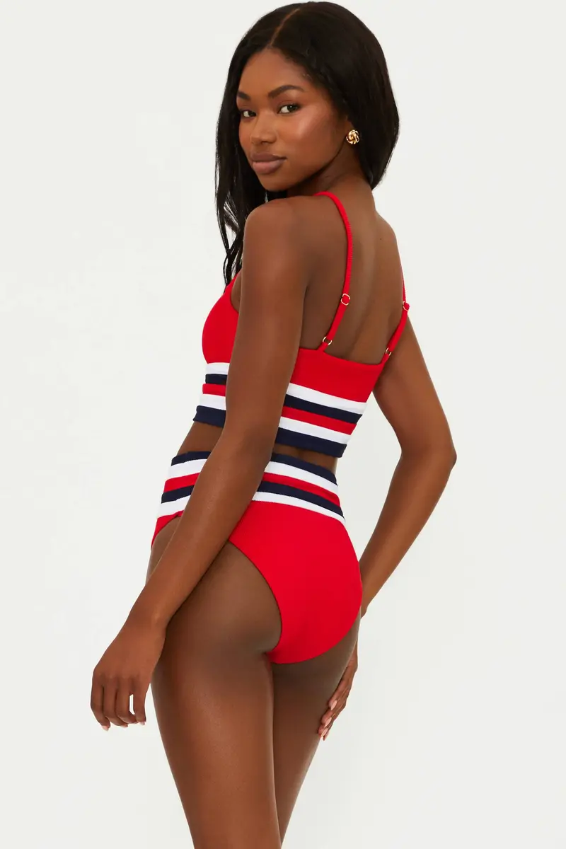 Millie American Colorblock Wide-Leg Bottoms