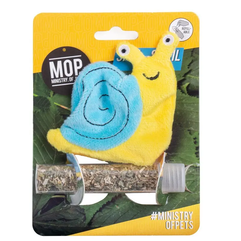 Ministry of Pets Yellow Plush Catnip Toy – 12 cm
