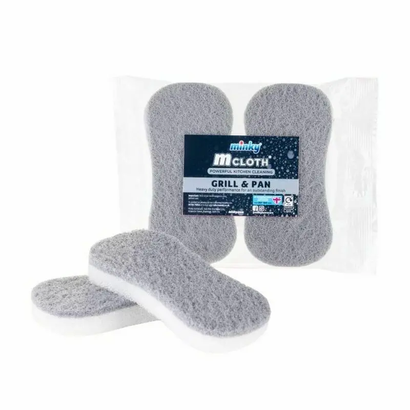 Minky Grill Pan Scouring Pad for Tough Residue
