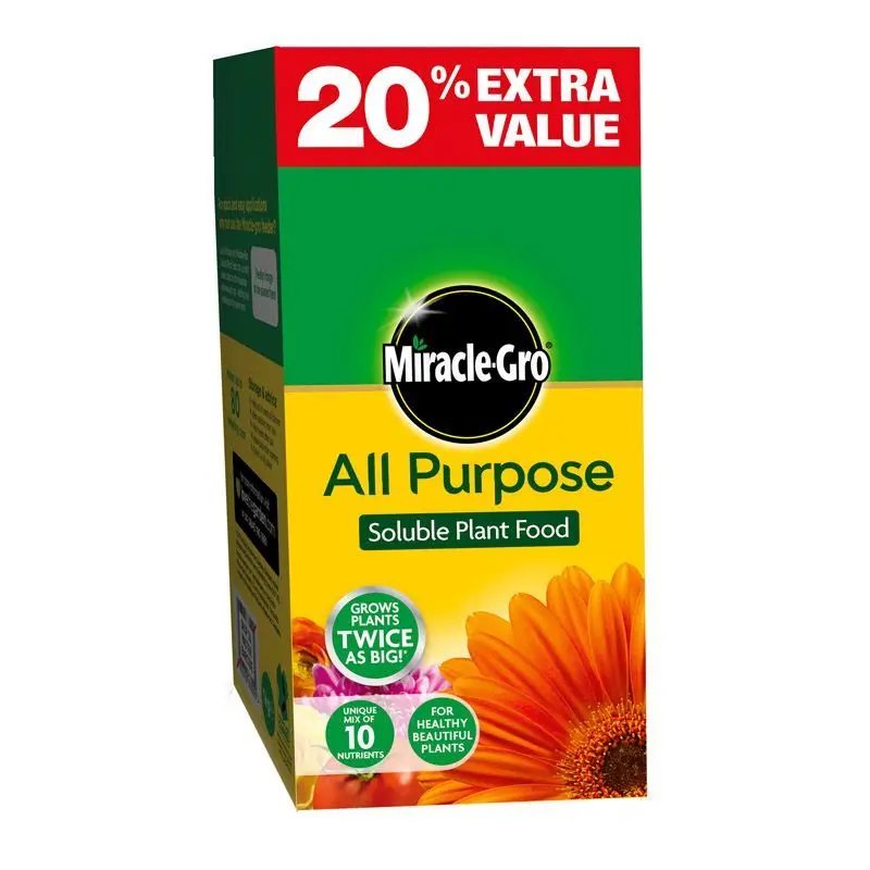 Miracle-Gro Plant Food – 1kg with 20% Extra Free