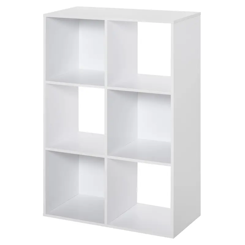 Modular 6-Cube Shelving Unit – Versatile Storage Cabinet for Living Room, Office or Nursery