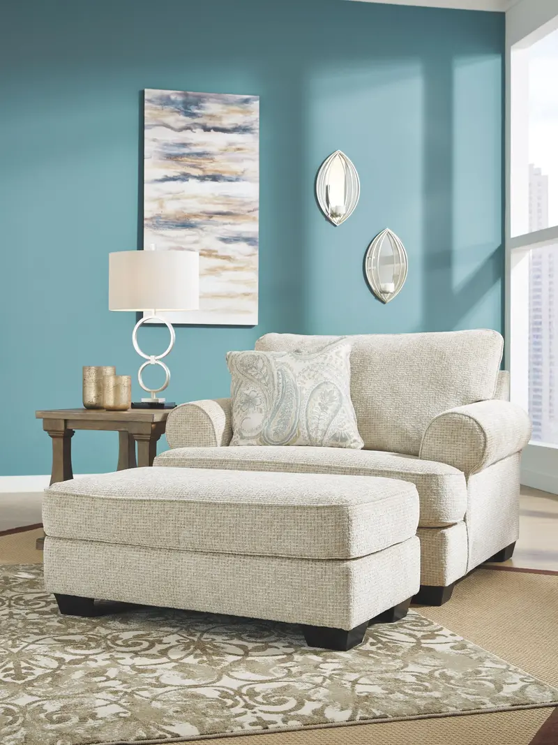Monaghan Living Room Set – Modular Sofa, Chair, and Ottoman Arrangement