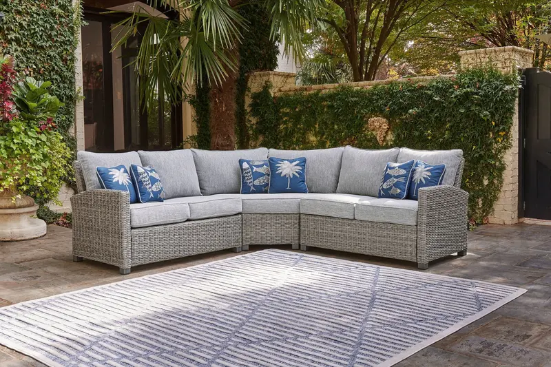 Naples Beach Coastal Sectional Lounge