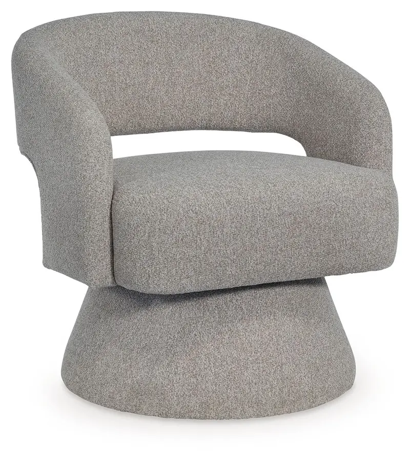 Nashkins Pebble-Tone Swivel Accent Chair