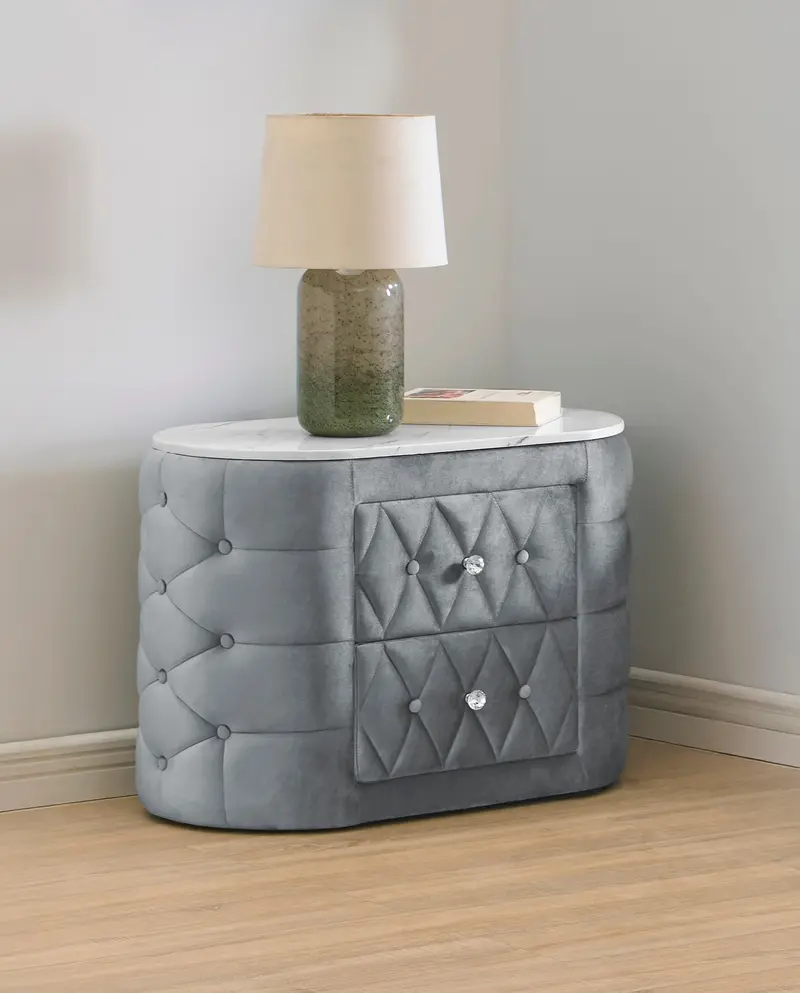 Natalia Grey Nightstand
