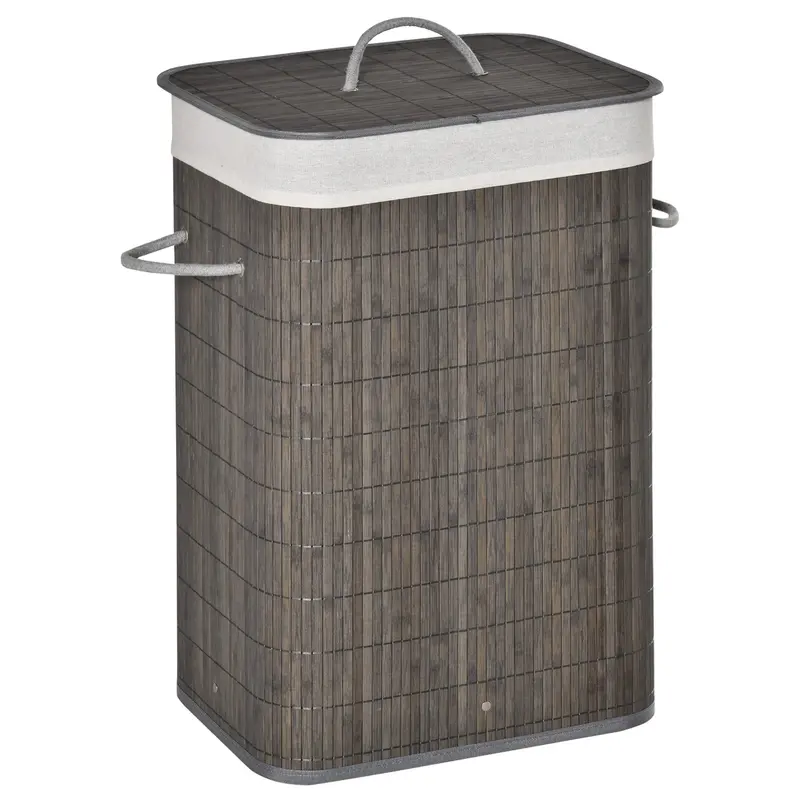 Natural Bamboo Laundry Basket – Eco-Friendly Foldable Hamper for Bedroom or Bathroom