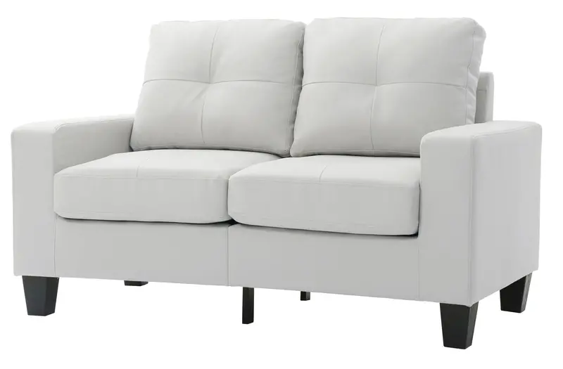 Newbury Track-Arm Loveseat – Compact Design for Small Living Areas