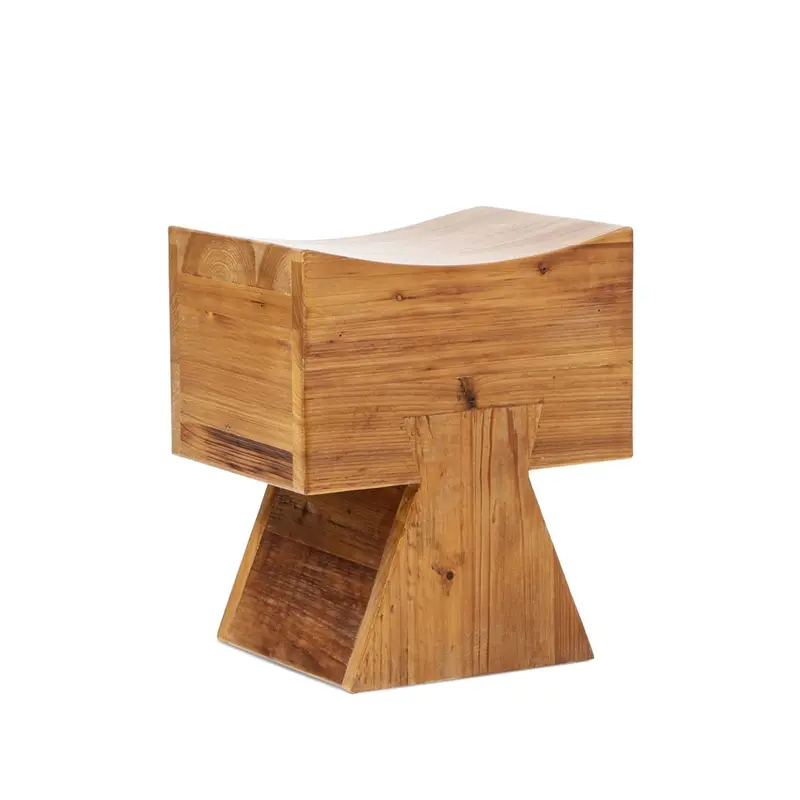 Nico Brown Fabric-Upholstered Stool Ottoman – Versatile Seating