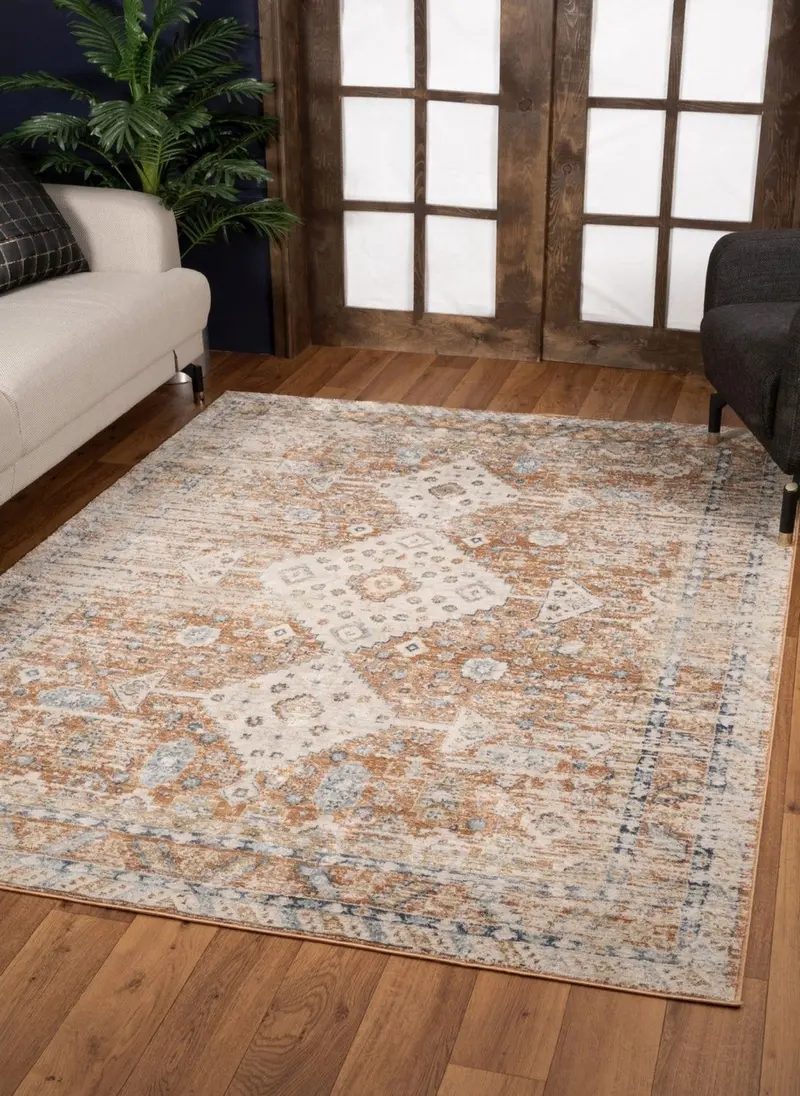 Noble Rust-Tone 5’3″ x 7’3″ Area Rug