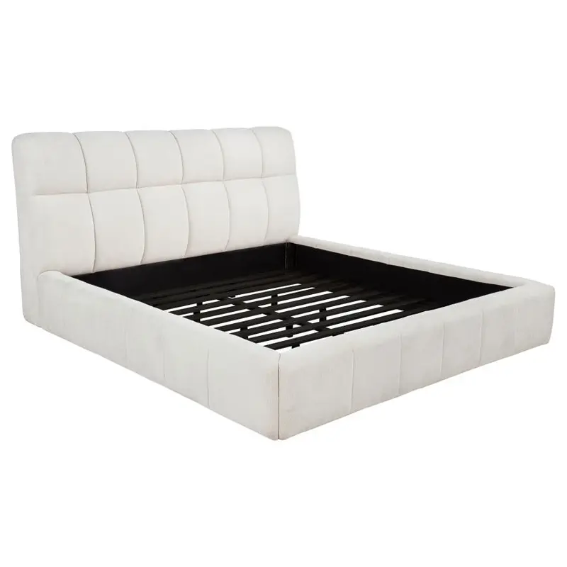 Nollet Minimalist Upholstered Platform Bed