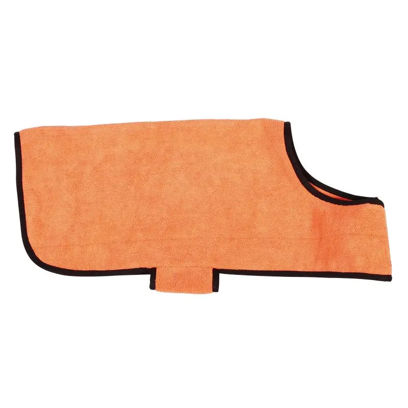 Orange Microfibre Medium Dog Coat – 47cm Weather-Resistant by RAC