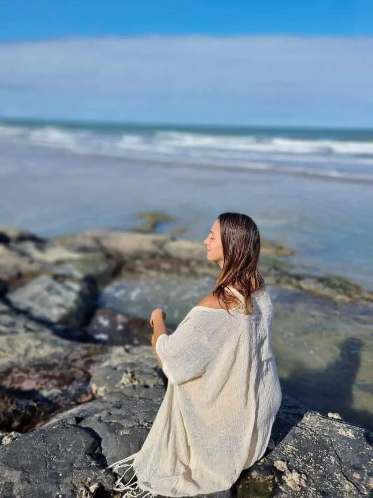 Organic Cotton-Hemp Kimono Wrap Top