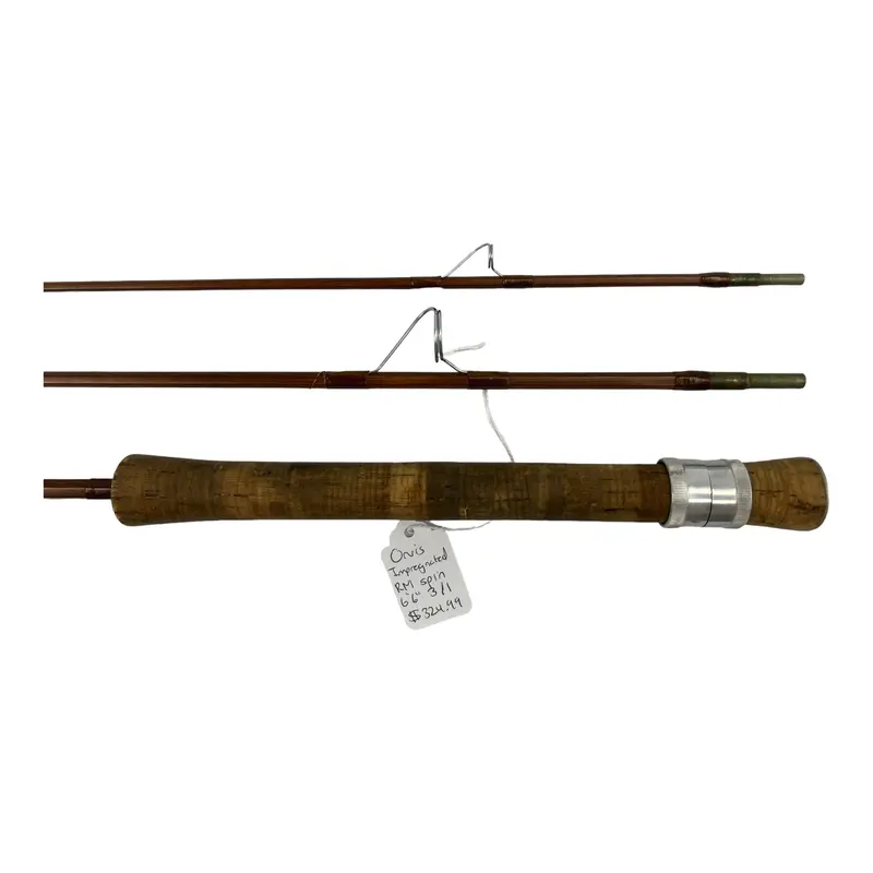 Orvis Rocky Mountain Split-Cane Spinning Rod – 6’6″ 3-Piece Impregnated Bamboo