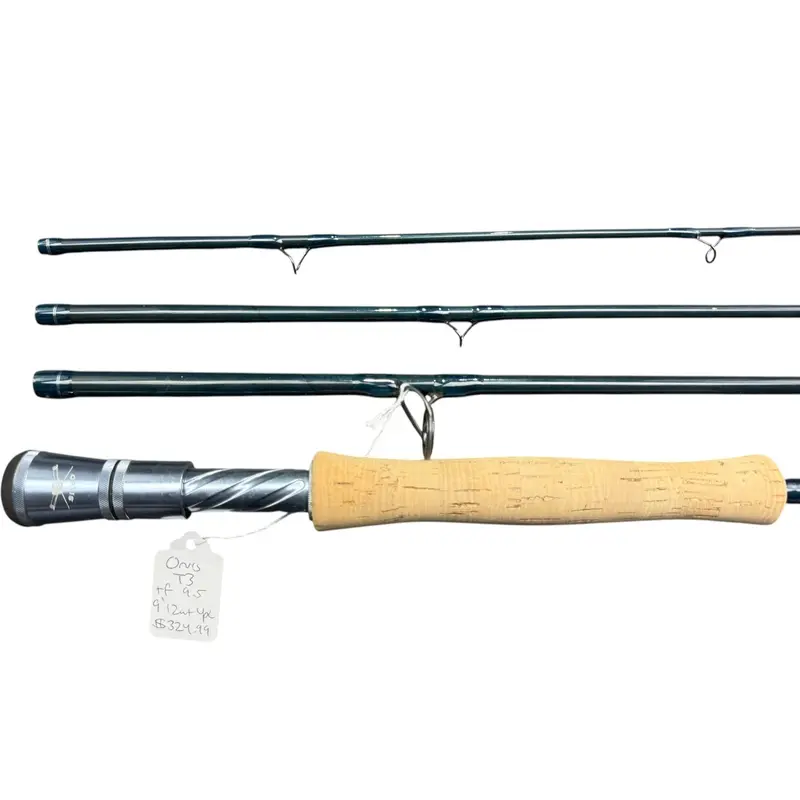Orvis T3 Tip-Flex 9′ 12wt Fly Rod – Four-Piece Travel-Friendly Saltwater Rod