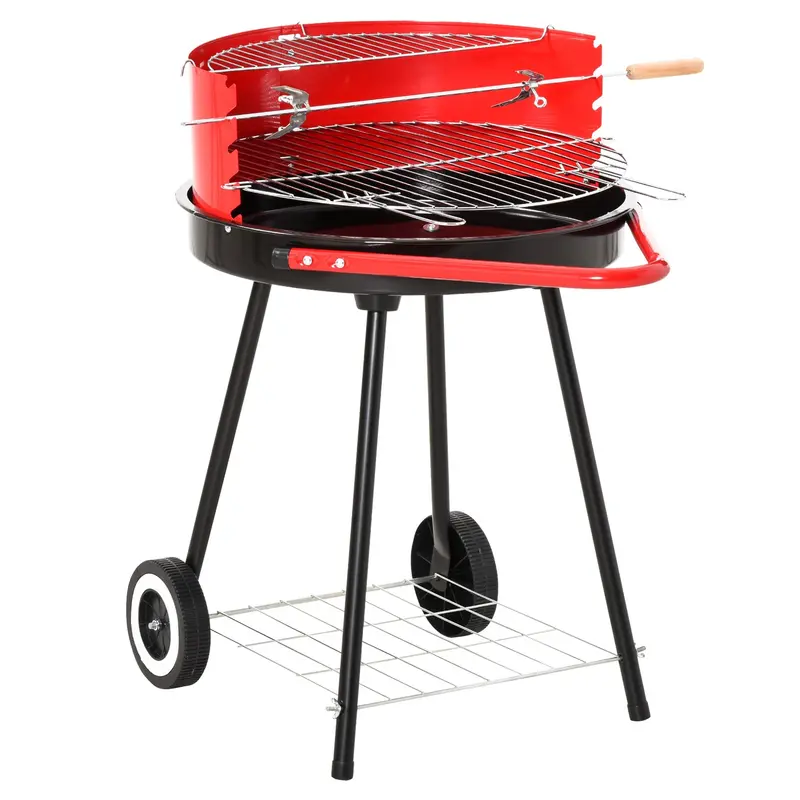 Outdoor Charcoal Barbecue Grill – Portable BBQ for Patio and Garden Cooking