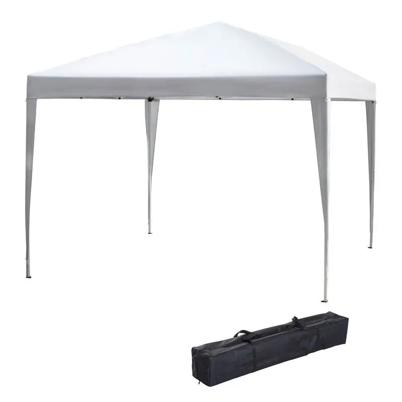 Outsunny 3m × 3m Pop-Up Gazebo – Height-Adjustable Marquee Tent for Weddings, Parties & Events