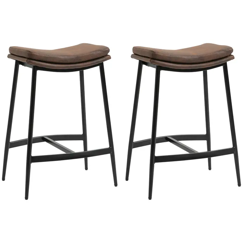 Pair of Contemporary Breakfast Bar Stools